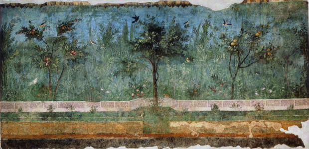 Affresco del ninfeo di Villa Livia Drusilla a Prima Porta