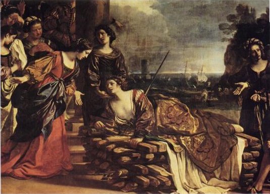 Guercino, Suicidio di Didone, 1625, Galleria Spada