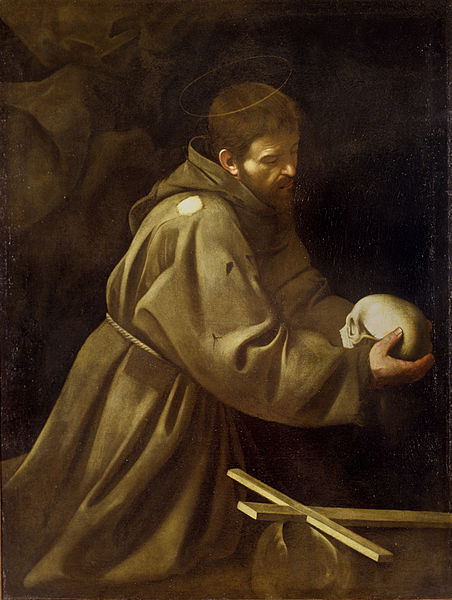 San Francesco in meditazione - Caravaggio