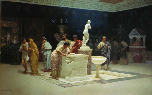 Stefan Bakałowicz, Circolo di Mecenate, 1890, Galleria Tret'jakov, Mosca.
