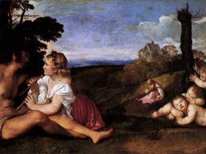 Tiziano Vecellio - Le tre eta dell'uomo
