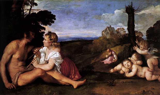 Tiziano Vecellio - Le tre eta dell'uomo