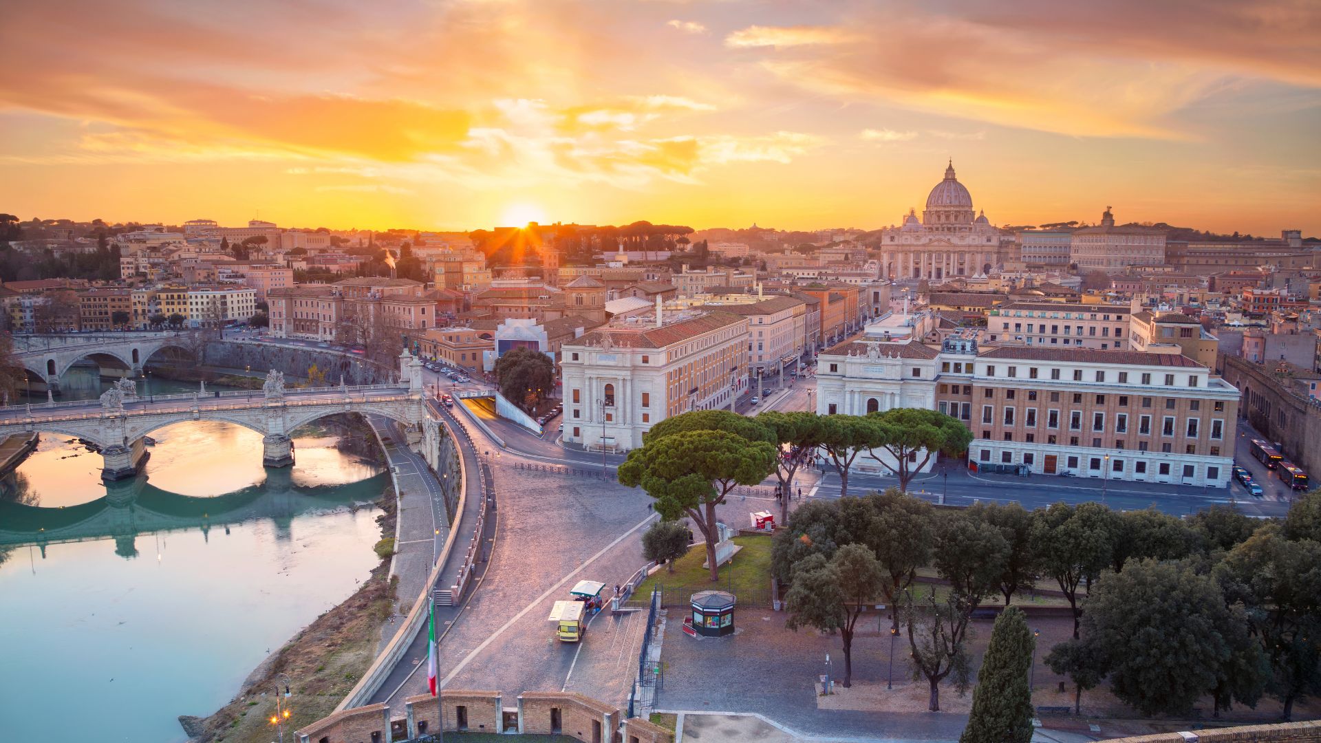 vista di Roma